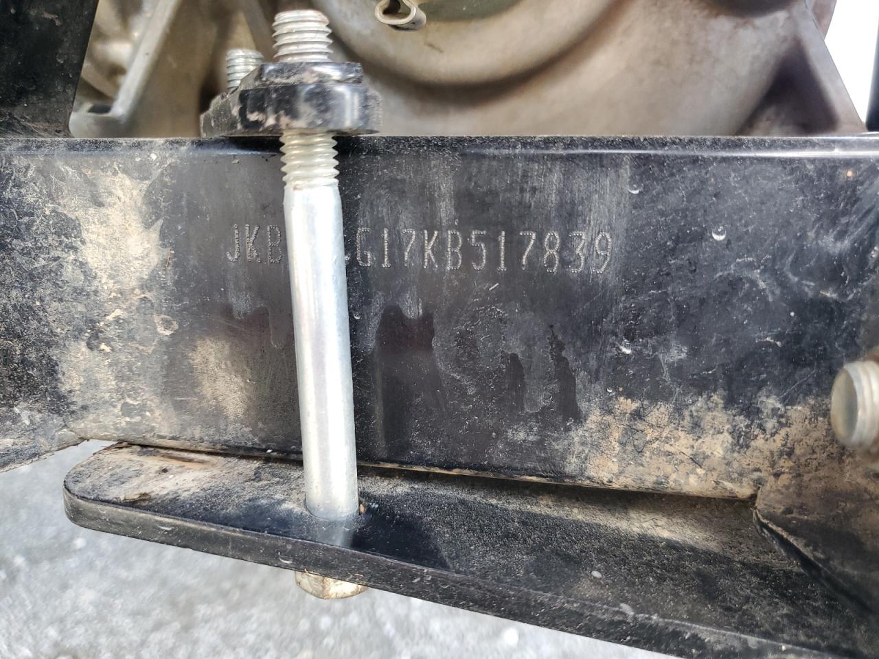 2019 Kawasaki Krt800 C VIN: JKBRTCG17KB517839 Lot: 84190855