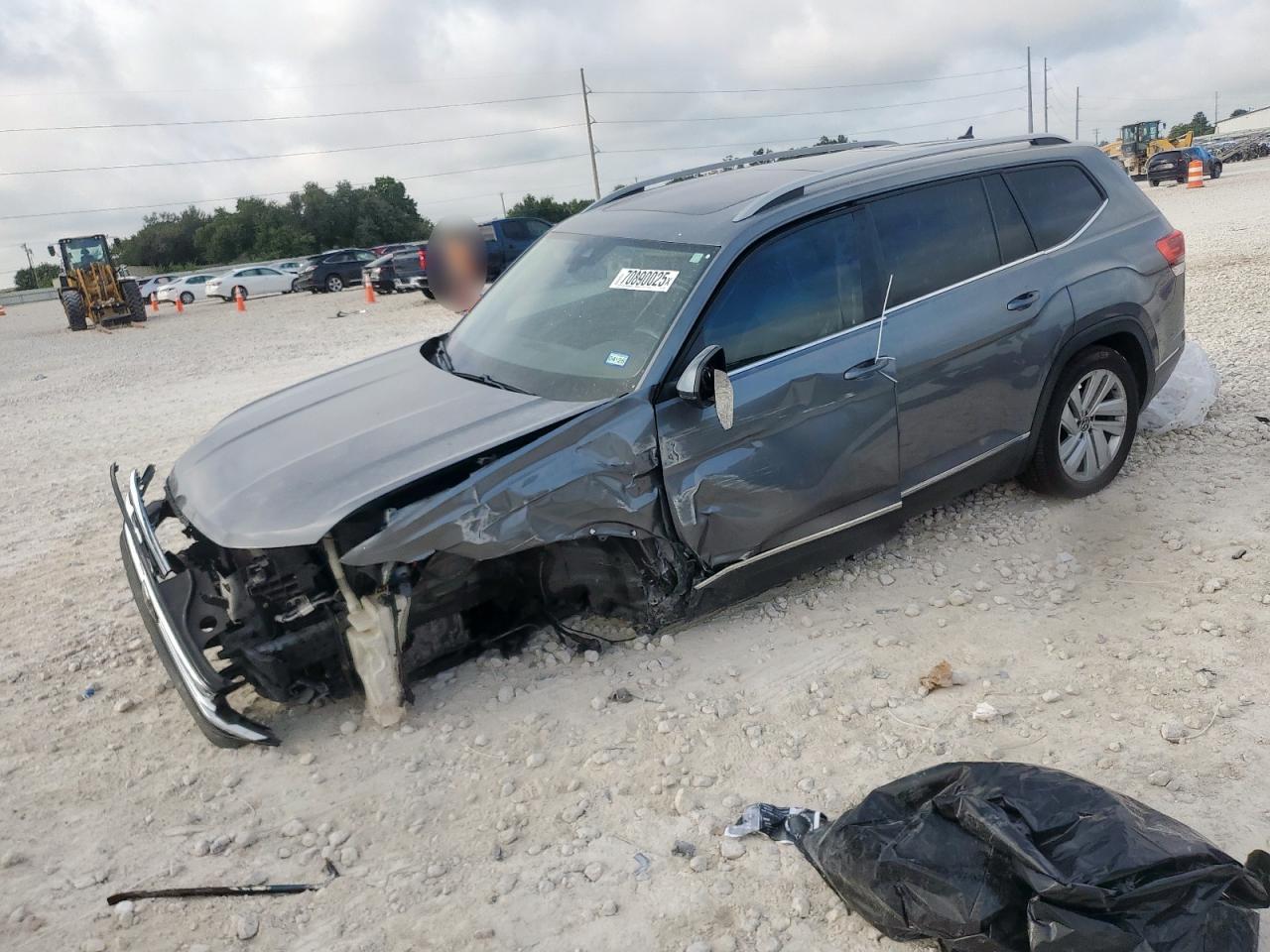 2021 Volkswagen Atlas Sel grey null gas 1V2ER2CA0MC501159 photo #1