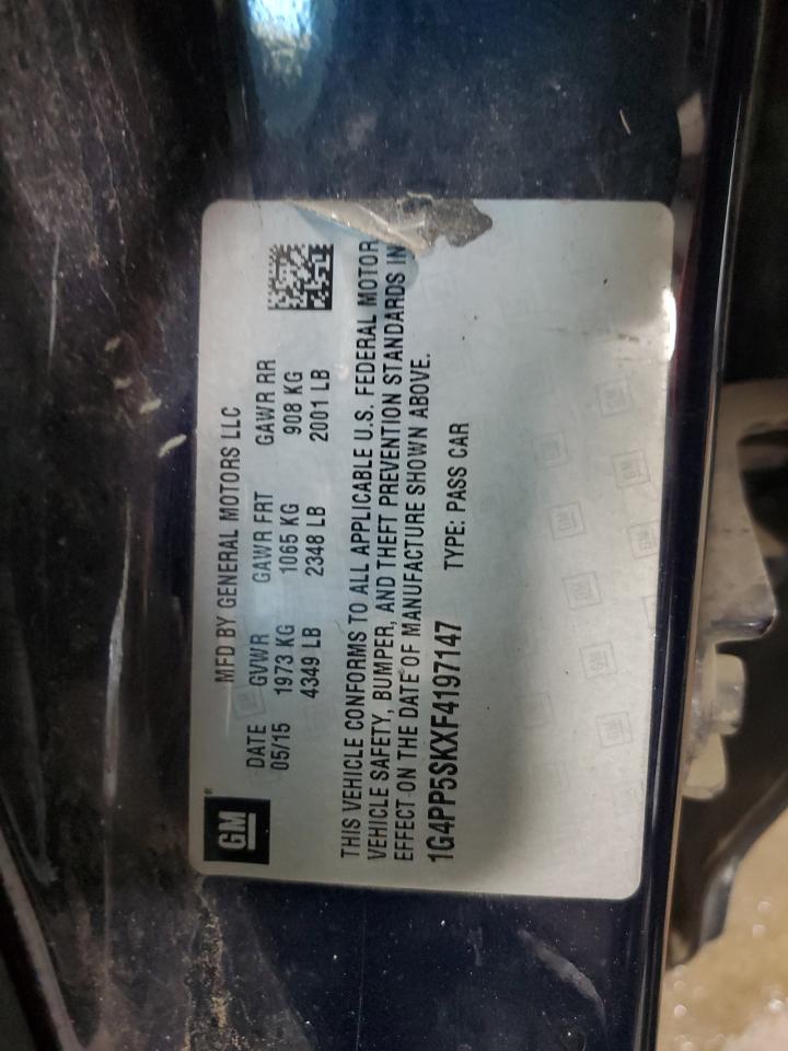 2015 Buick Verano VIN: 1G4PP5SKXF4197147 Lot: 71192855