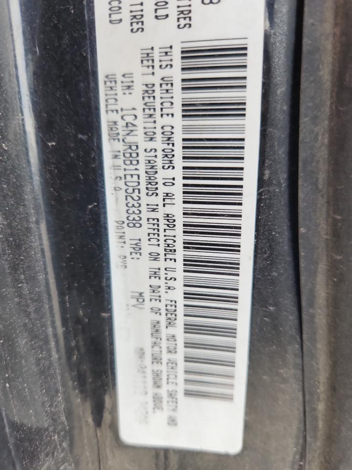 2014 Jeep Patriot Sport VIN: 1C4NJRBB1ED523338 Lot: 80009425