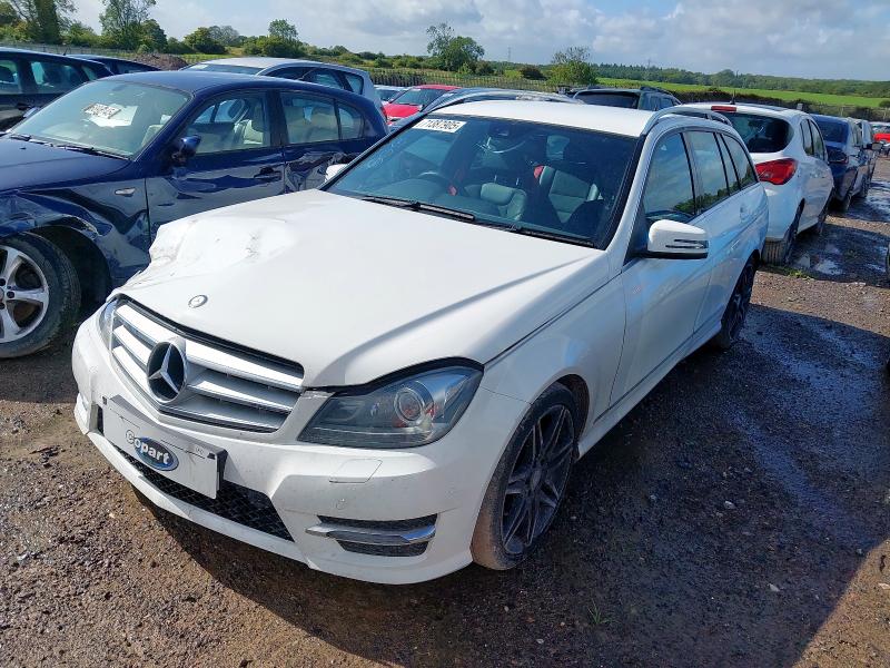 2012 MERCEDES-BENZ C250 AMG SPORT + CDI BLUE  for sale at Copart WESTBURY
