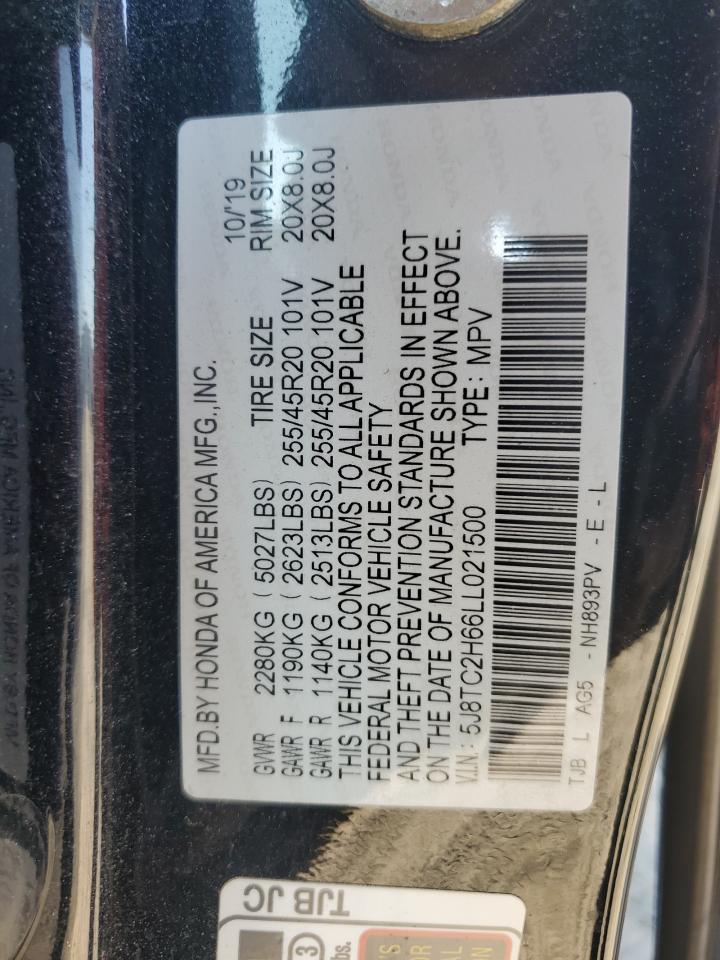 2020 Acura Rdx A-Spec VIN: 5J8TC2H66LL021500 Lot: 71871205