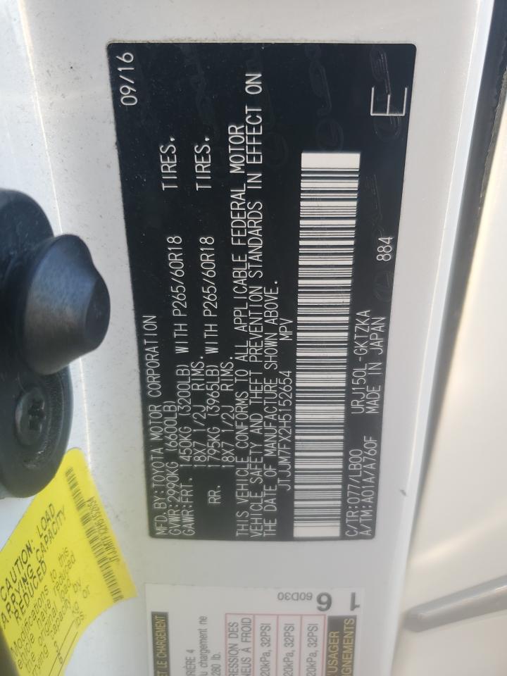 2017 Lexus Gx 460 Premium VIN: JTJJM7FX2H5152654 Lot: 83844035