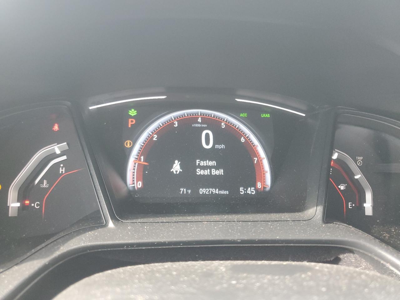 2019 Honda Civic Sport VIN: SHHFK7H46KU405125 Lot: 80861355