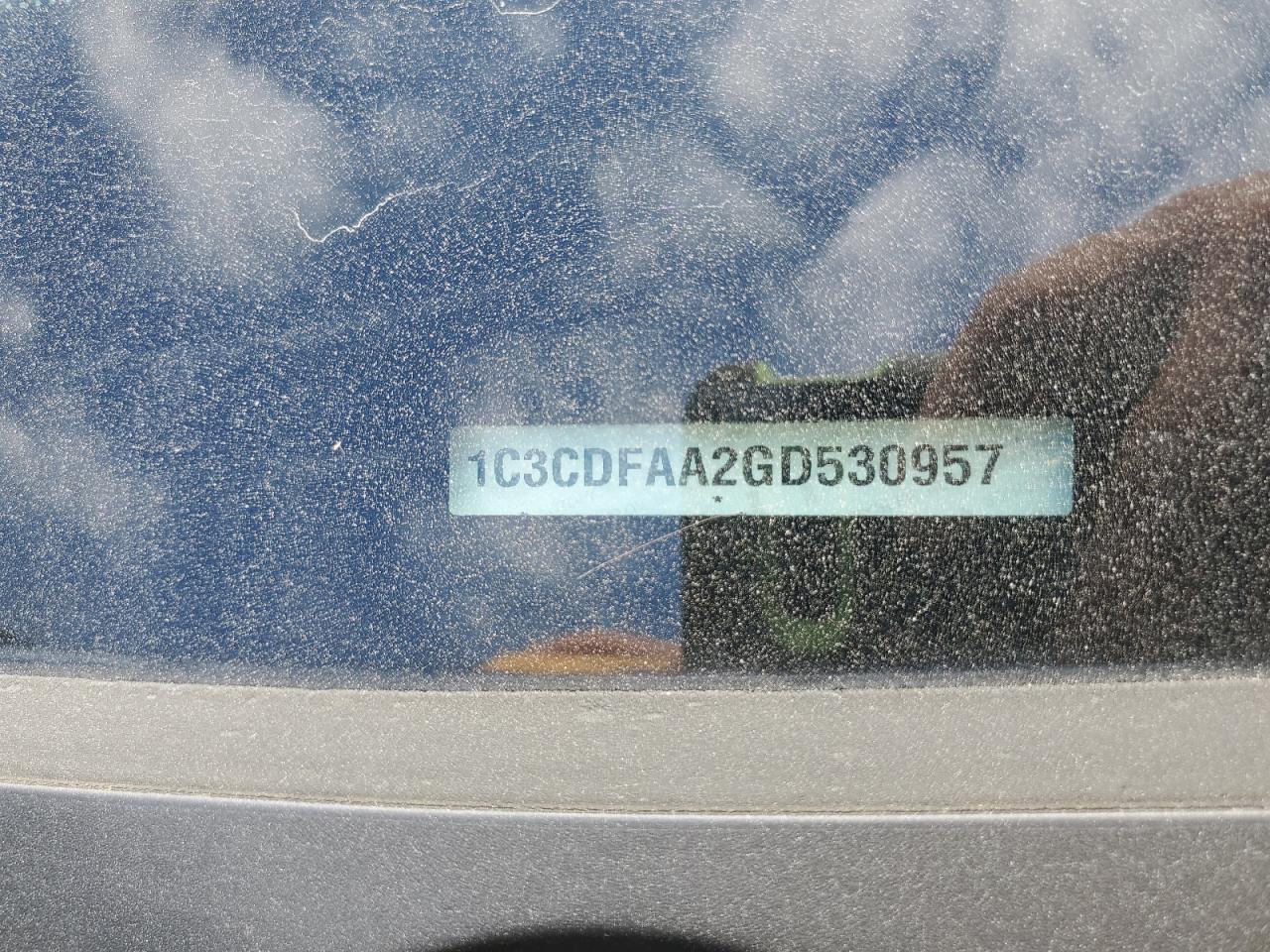 2016 Dodge Dart Se VIN: 1C3CDFAA2GD530957 Lot: 71637925