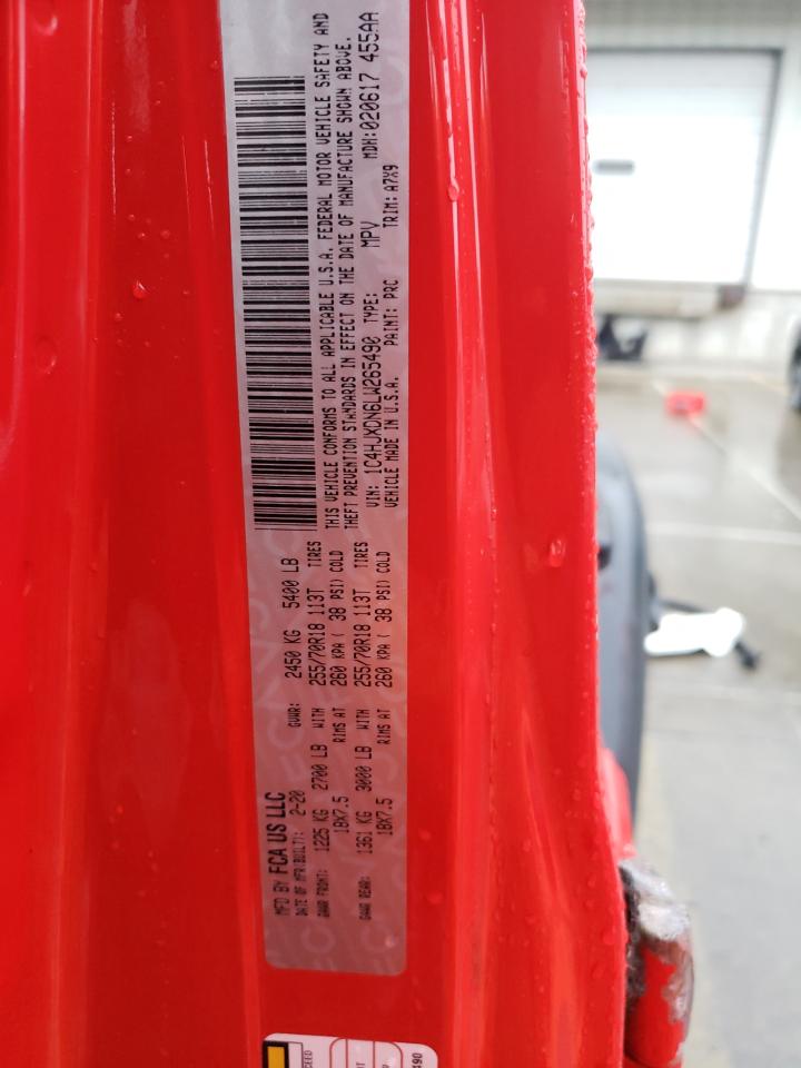 2020 Jeep Wrangler Unlimited Sport VIN: 1C4HJXDN6LW265490 Lot: 70774915