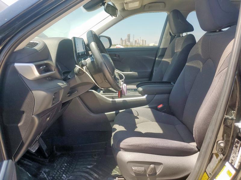  TOYOTA HIGHLANDER 2022 Черный