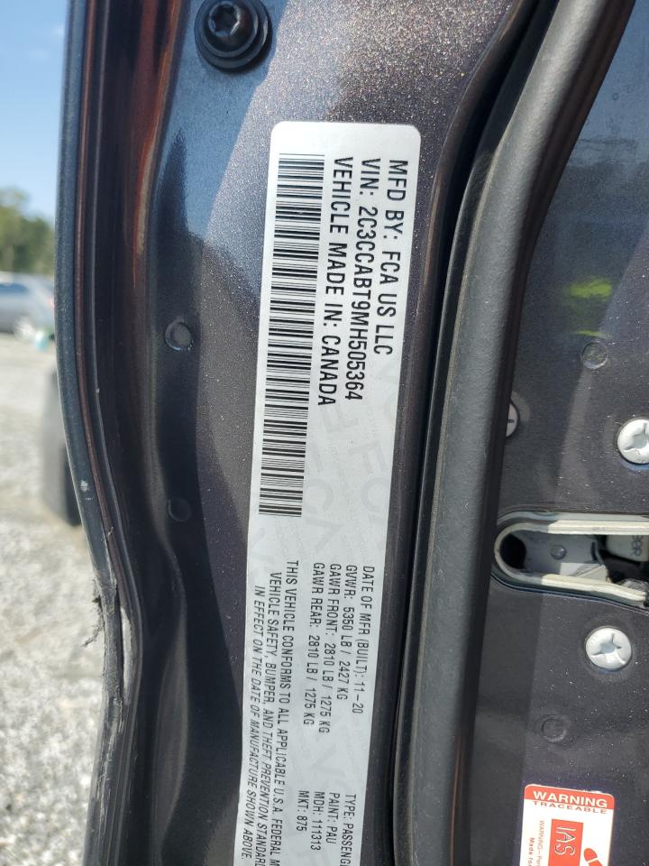 2021 Chrysler 300 S VIN: 2C3CCABT9MH505364 Lot: 81808895