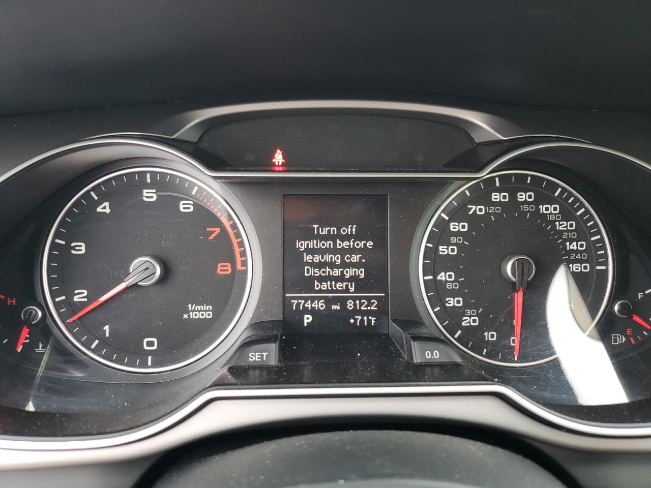 2013 Audi A4 Premium VIN: WAUBFAFL9DN036886 Lot: 71185255