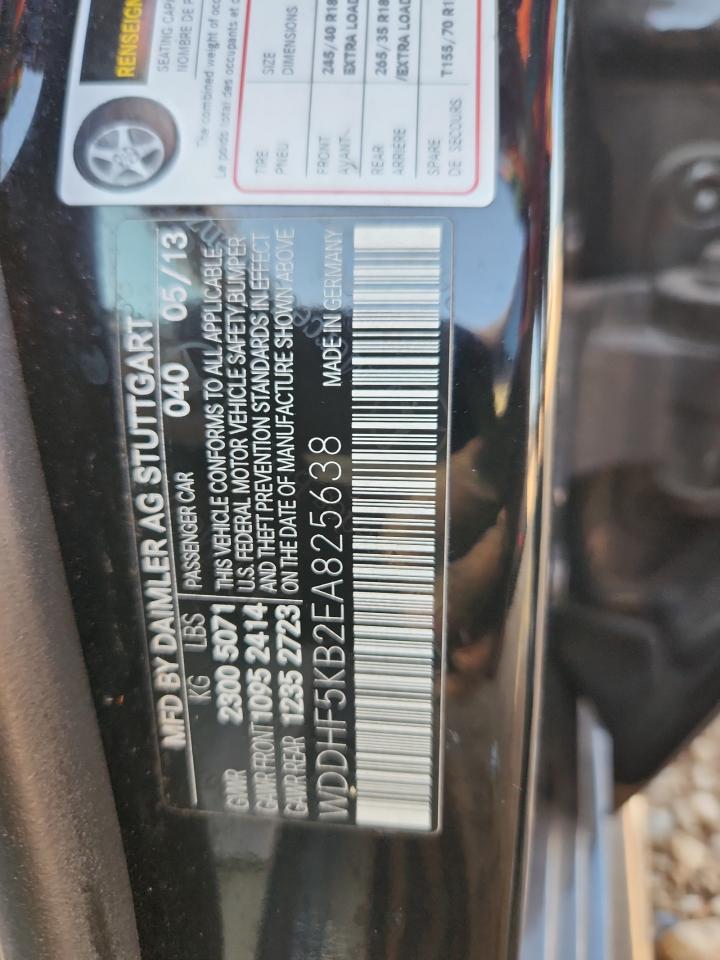 2014 Mercedes-Benz E 350 VIN: WDDHF5KB2EA825638 Lot: 71539615