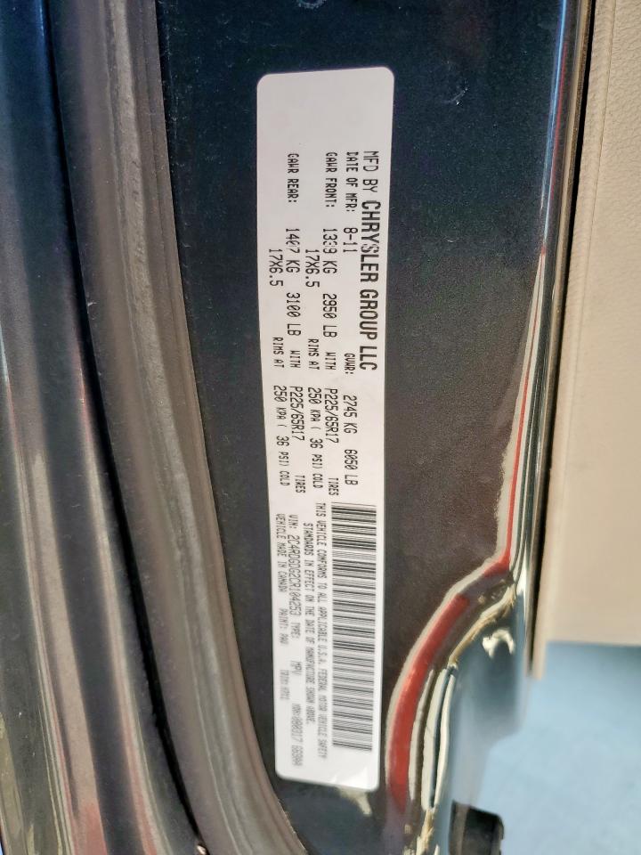 2012 Dodge Grand Caravan Crew VIN: 2C4RDGDG2CR104253 Lot: 71555665