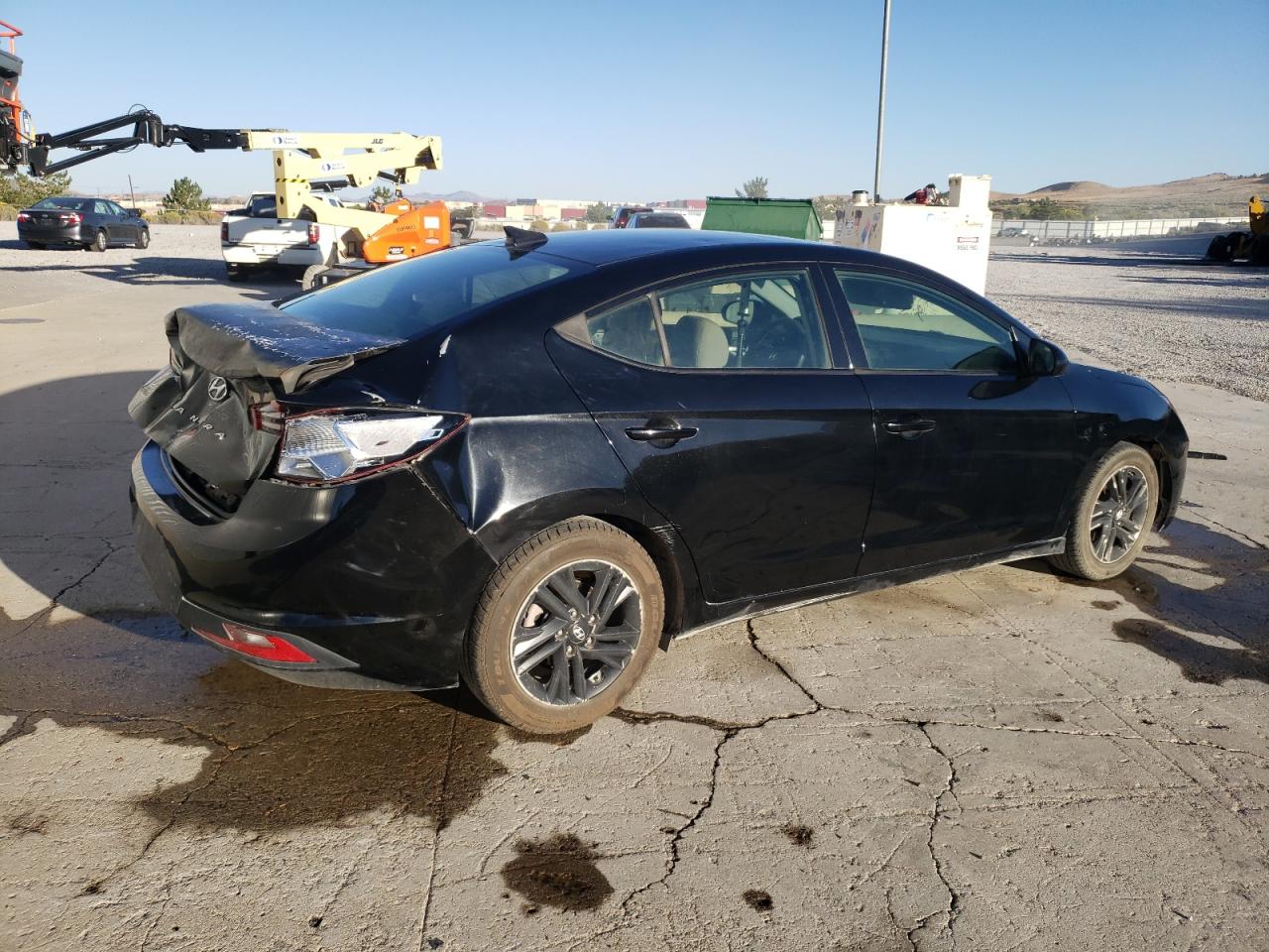 2019 Hyundai Elantra Sel black null gasoline 5NPD84LF1KH441272 photo #4