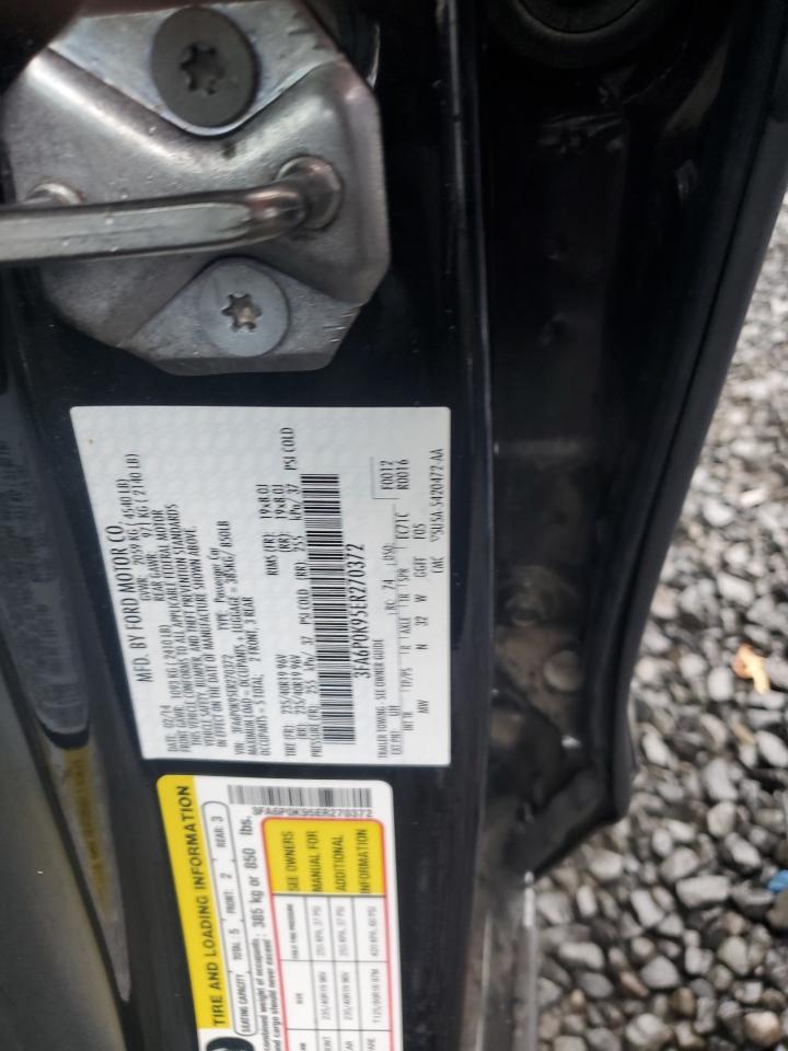 2014 Ford Fusion Titanium VIN: 3FA6P0K95ER270372 Lot: 84543095