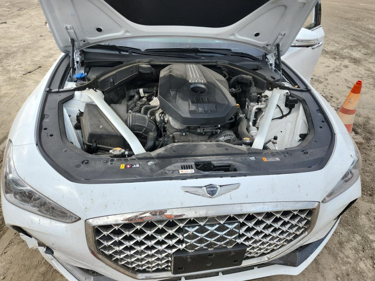 2019 Genesis G70 Prestige VIN: KMTG44LA4KU022448 Lot: 71600315