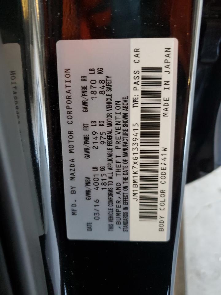 2016 Mazda 3 Sport VIN: JM1BM1K7XG1339415 Lot: 71548355
