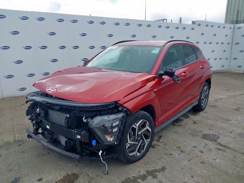 2025 HYUNDAI KONA N LINE T-GDI 1.6T 138 N LINE 5DR for sale at Copart WHITBURN