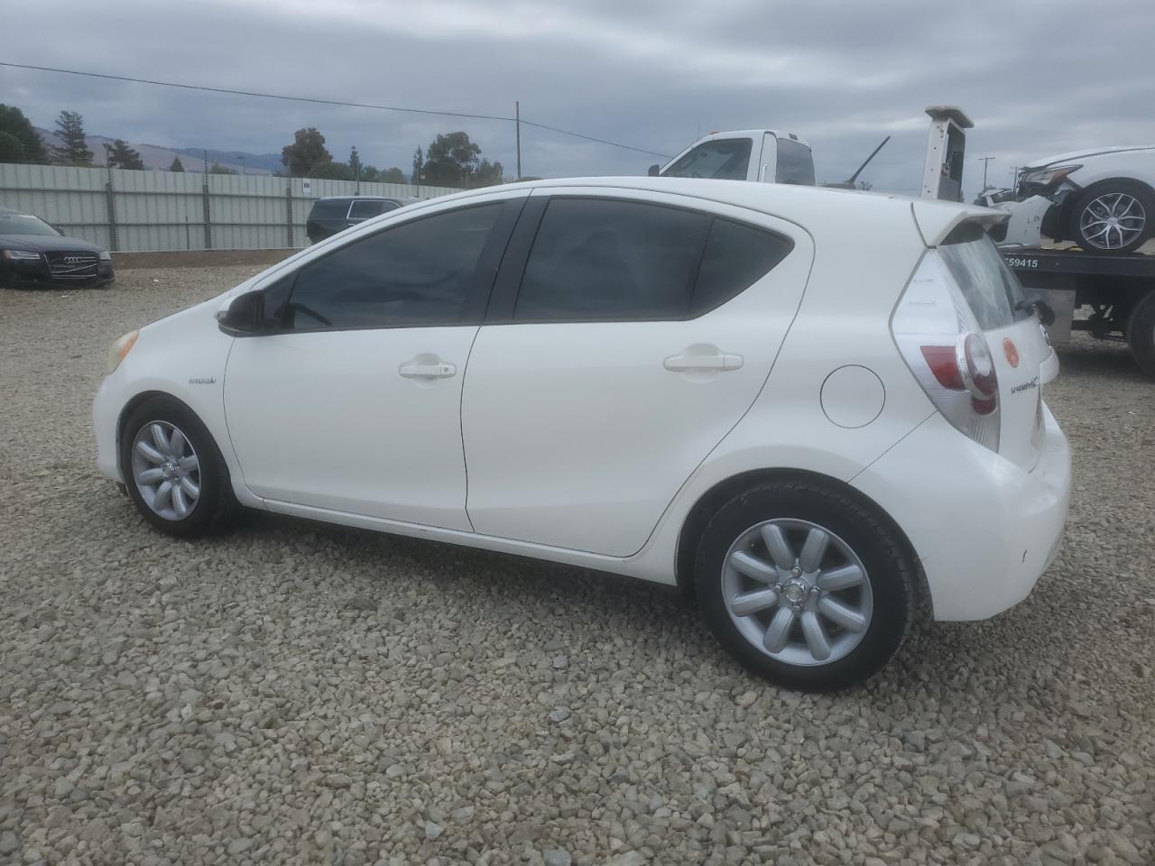 2012 Toyota Prius C white null hybrid JTDKDTB34C1030266 photo #3