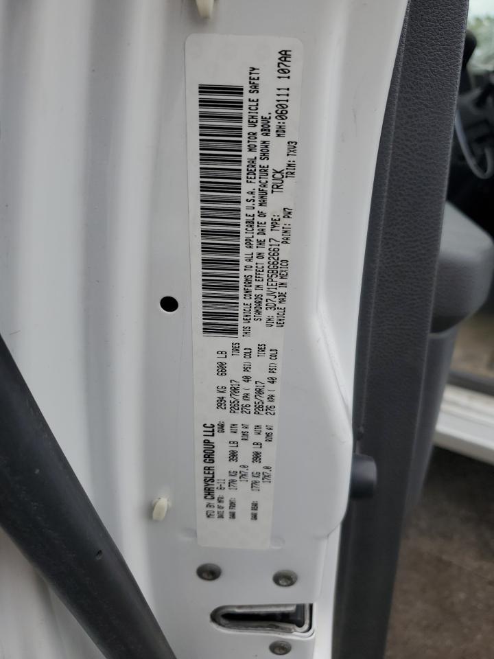 2011 Dodge Ram 1500 VIN: 3D7JV1EP5BG626617 Lot: 80210805