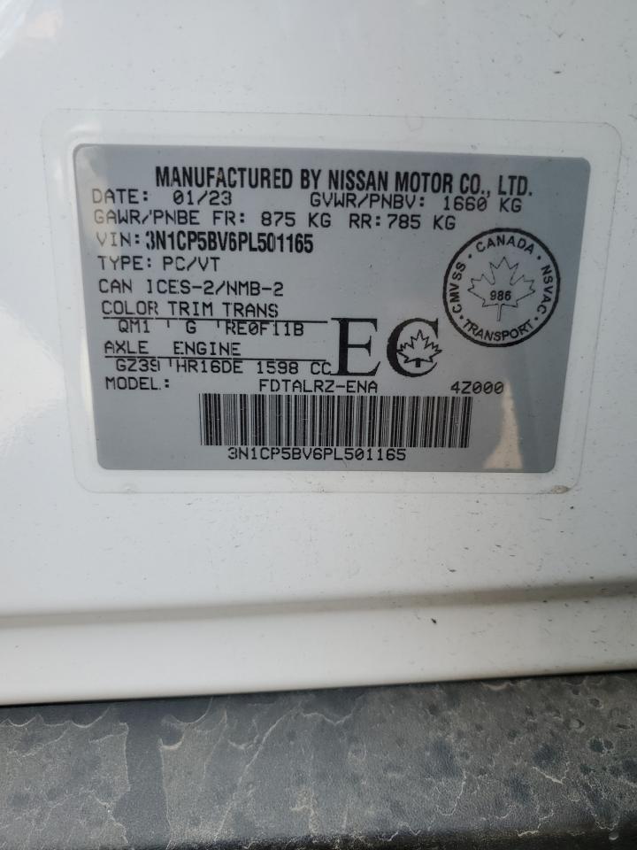 2023 Nissan Kicks S VIN: 3N1CP5BV6PL501165 Lot: 71790345