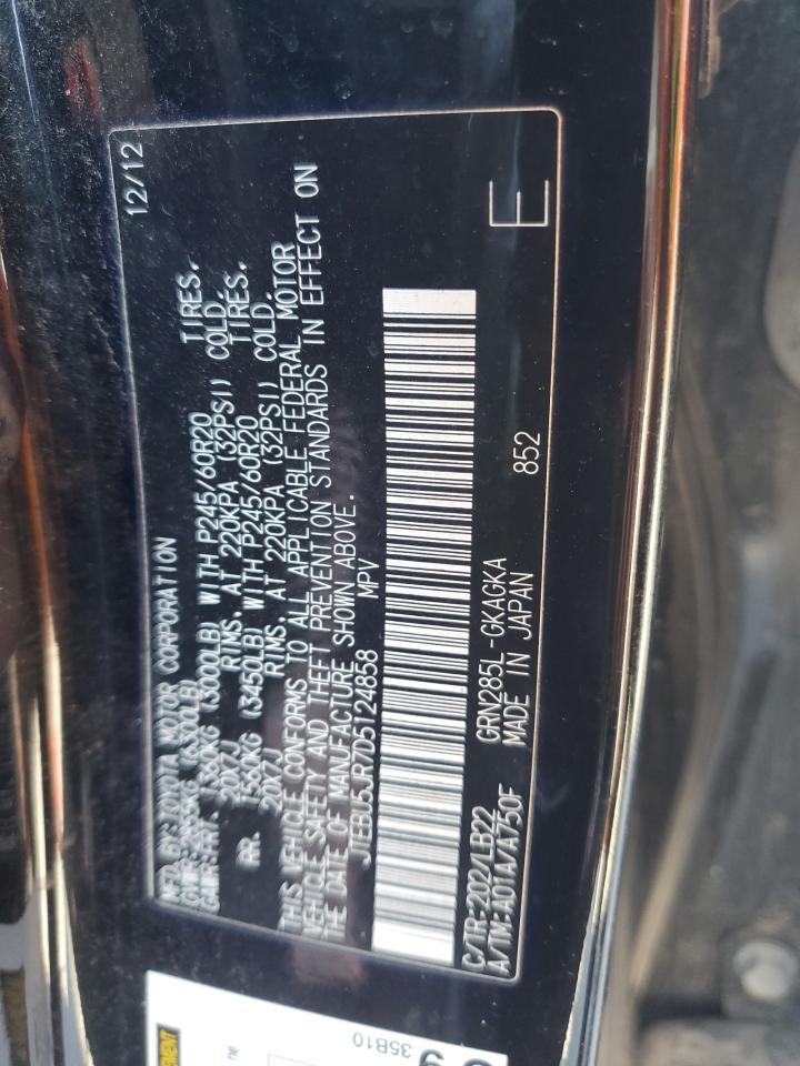 2013 Toyota 4Runner Sr5 VIN: JTEBU5JR7D5124858 Lot: 72017085