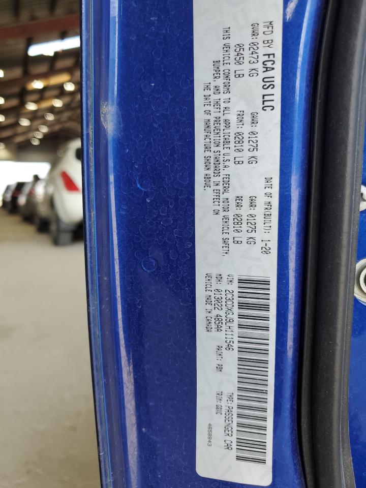 2020 Dodge Charger Scat Pack VIN: 2C3CDXGJ9LH111546 Lot: 80788895