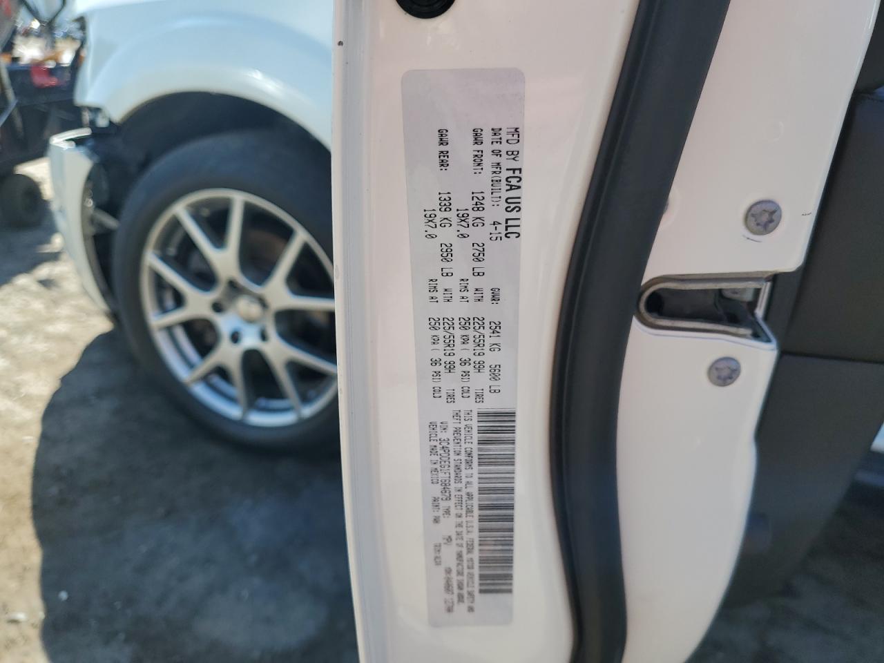 2015 Dodge Journey R/T VIN: 3C4PDDEG1FT684679 Lot: 84645995