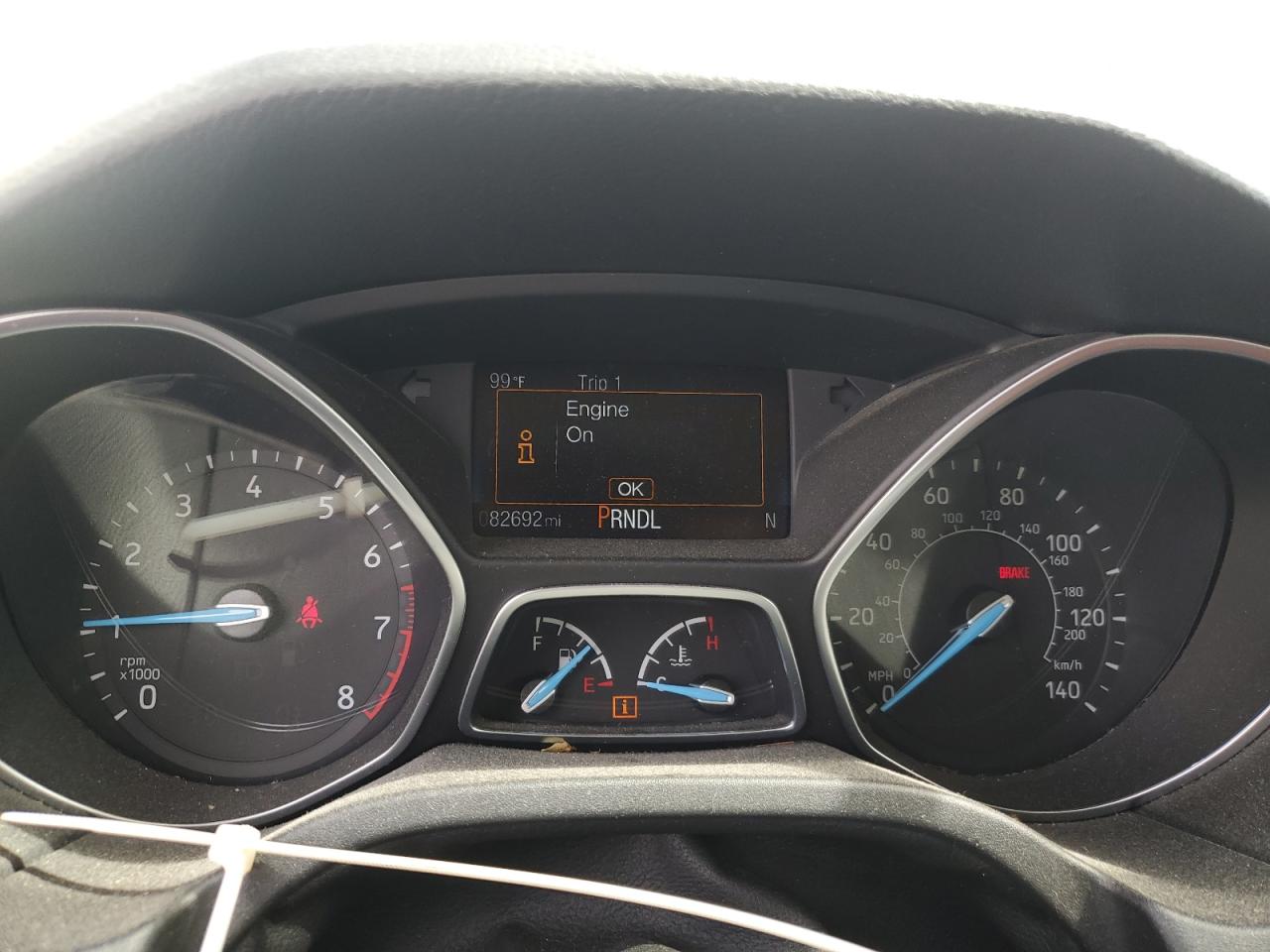 2017 Ford Focus Se VIN: 1FADP3F2XHL332969 Lot: 84591905