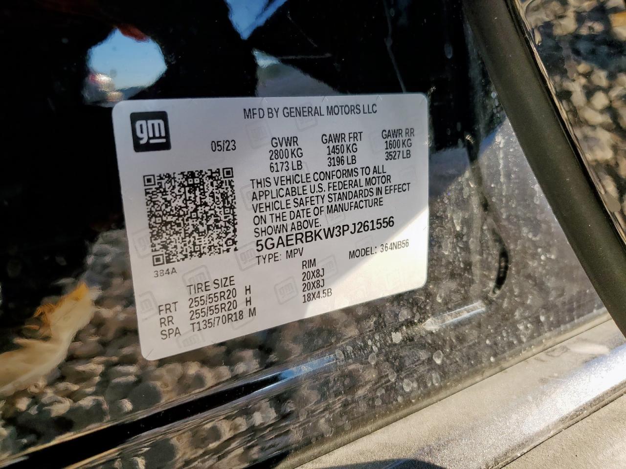 2023 Buick Enclave Essence VIN: 5GAERBKW3PJ261556 Lot: 84221405