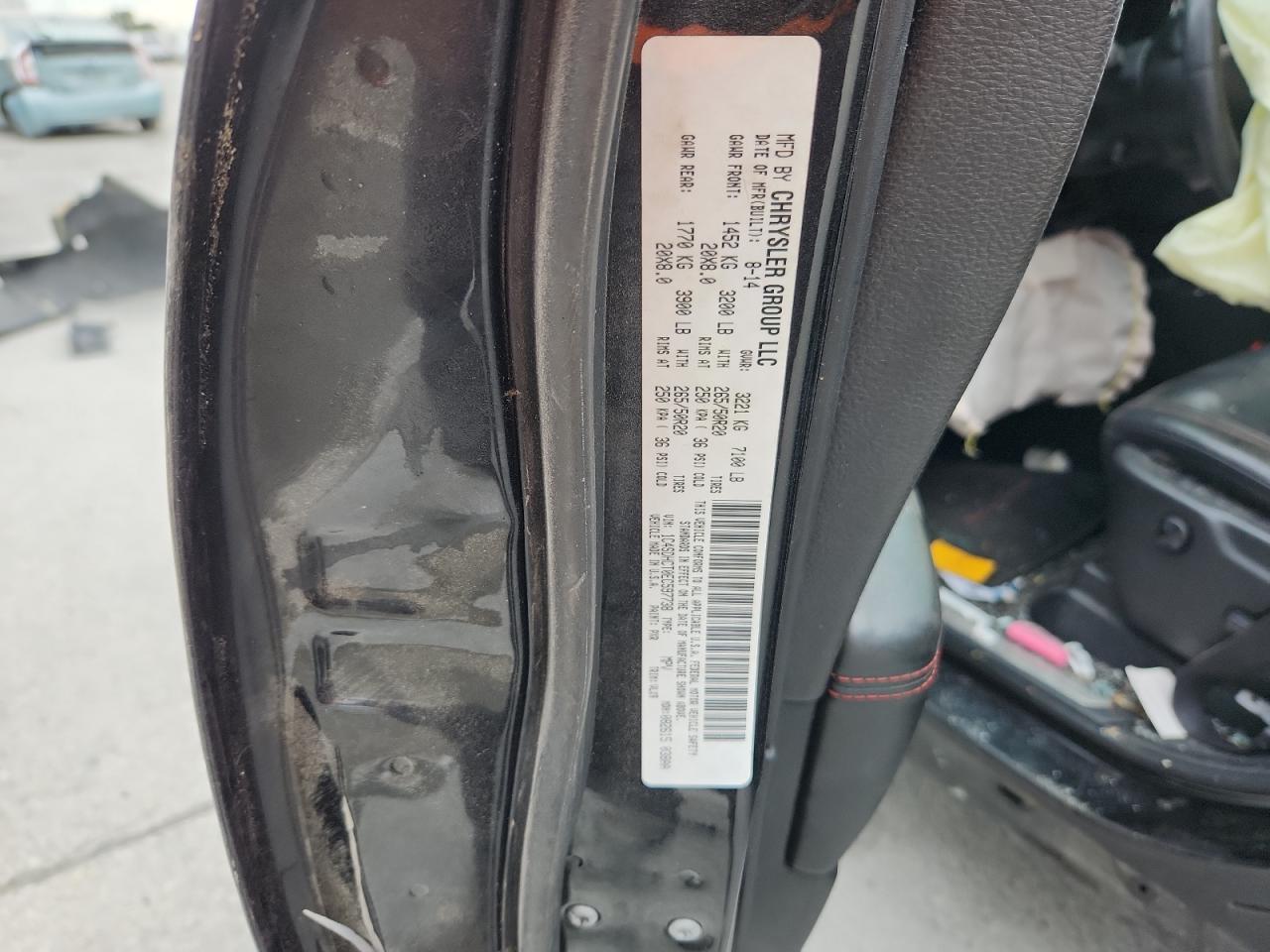 2014 Dodge Durango R/T VIN: 1C4SDHCT0EC597738 Lot: 82144725