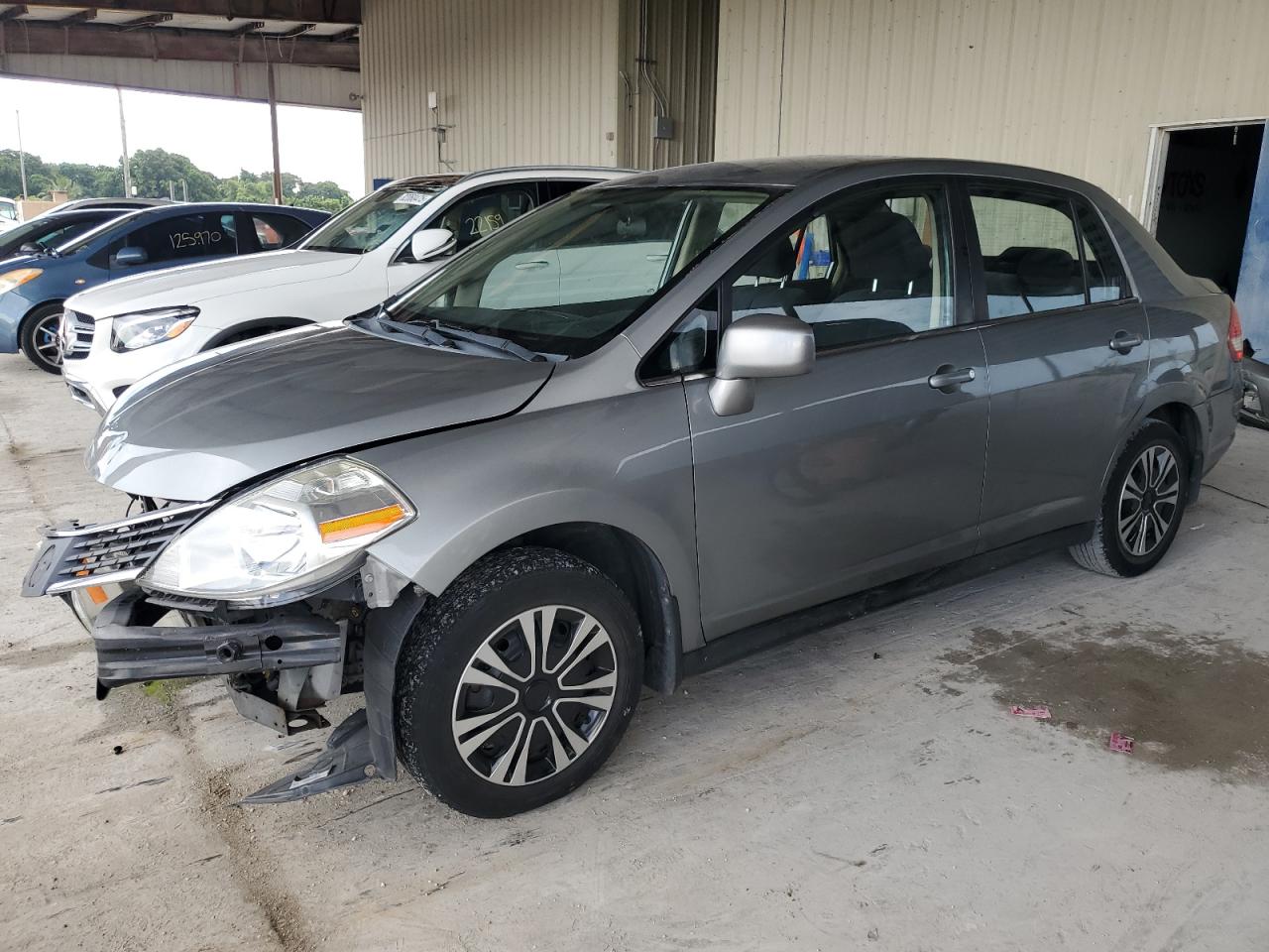 2008 Nissan Versa S grey null gas 3N1BC11E88L431946 photo #1