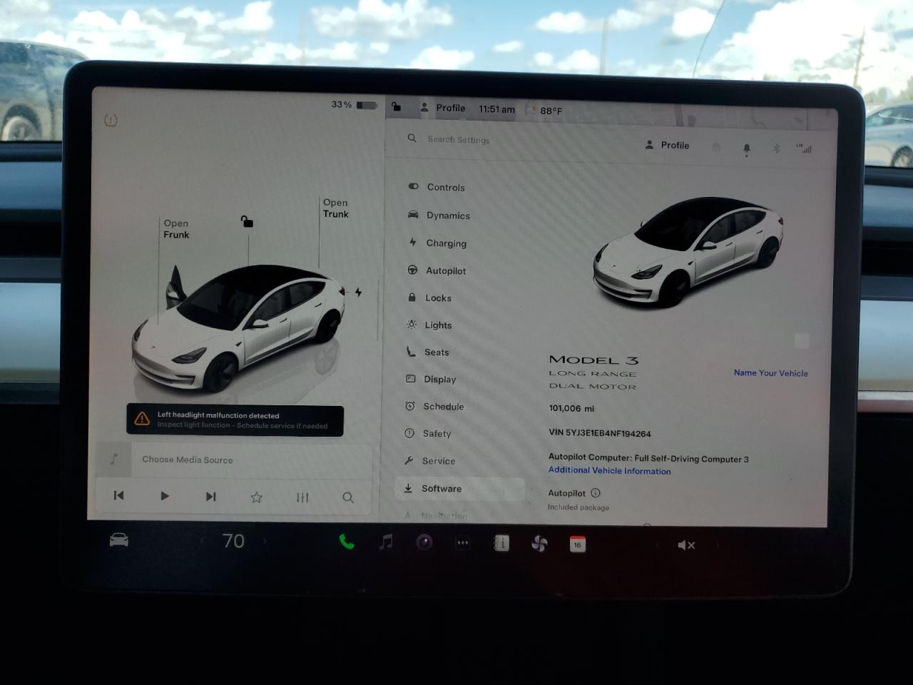 2022 Tesla Model 3 VIN: 5YJ3E1EB4NF194264 Lot: 80778095