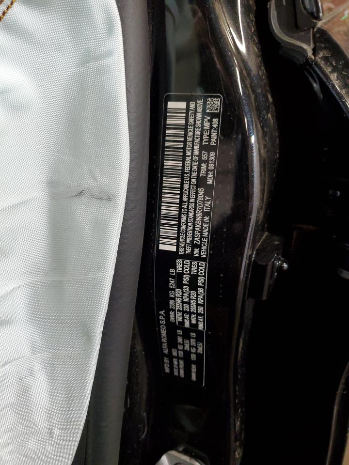 2024 Alfa Romeo Stelvio Ti VIN: ZASPAKBN8R7D78045 Lot: 71642045