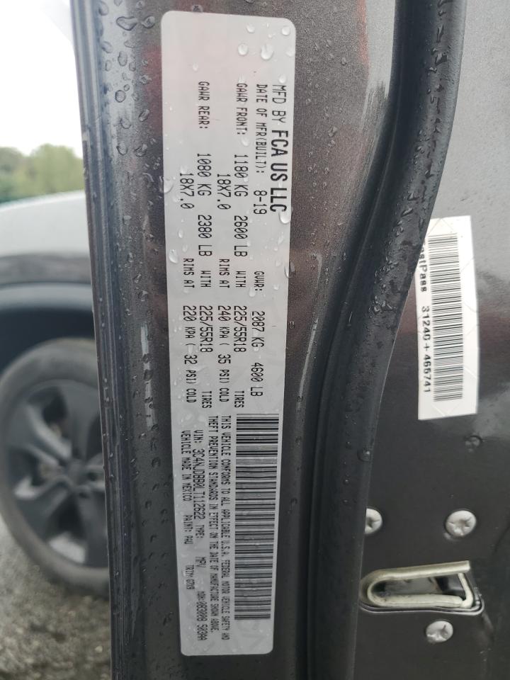 2020 Jeep Compass Latitude VIN: 3C4NJDBB0LT112622 Lot: 81568385