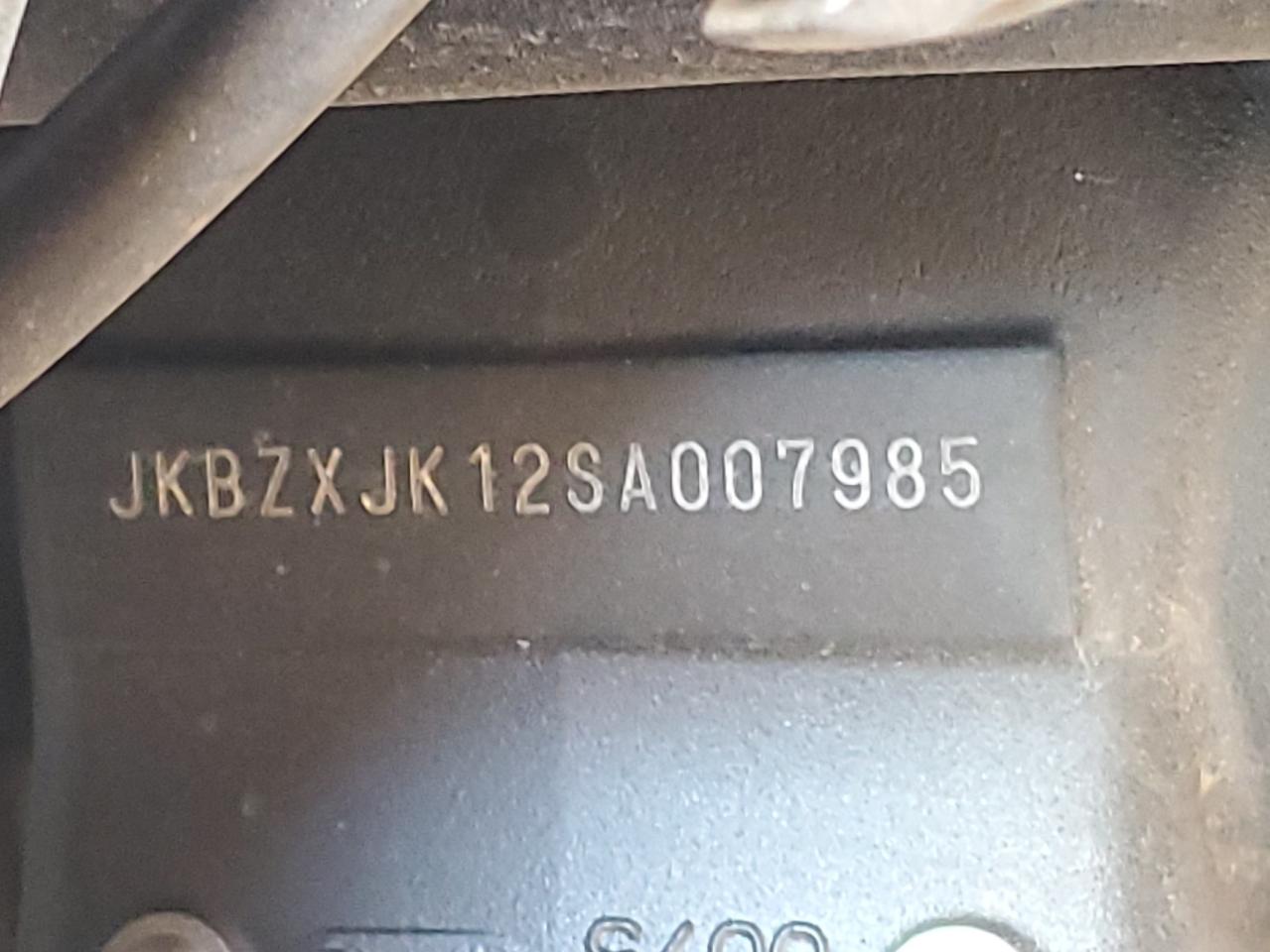 2025 Kawasaki Zx636 K VIN: JKBZXJK12SA007985 Lot: 81588335