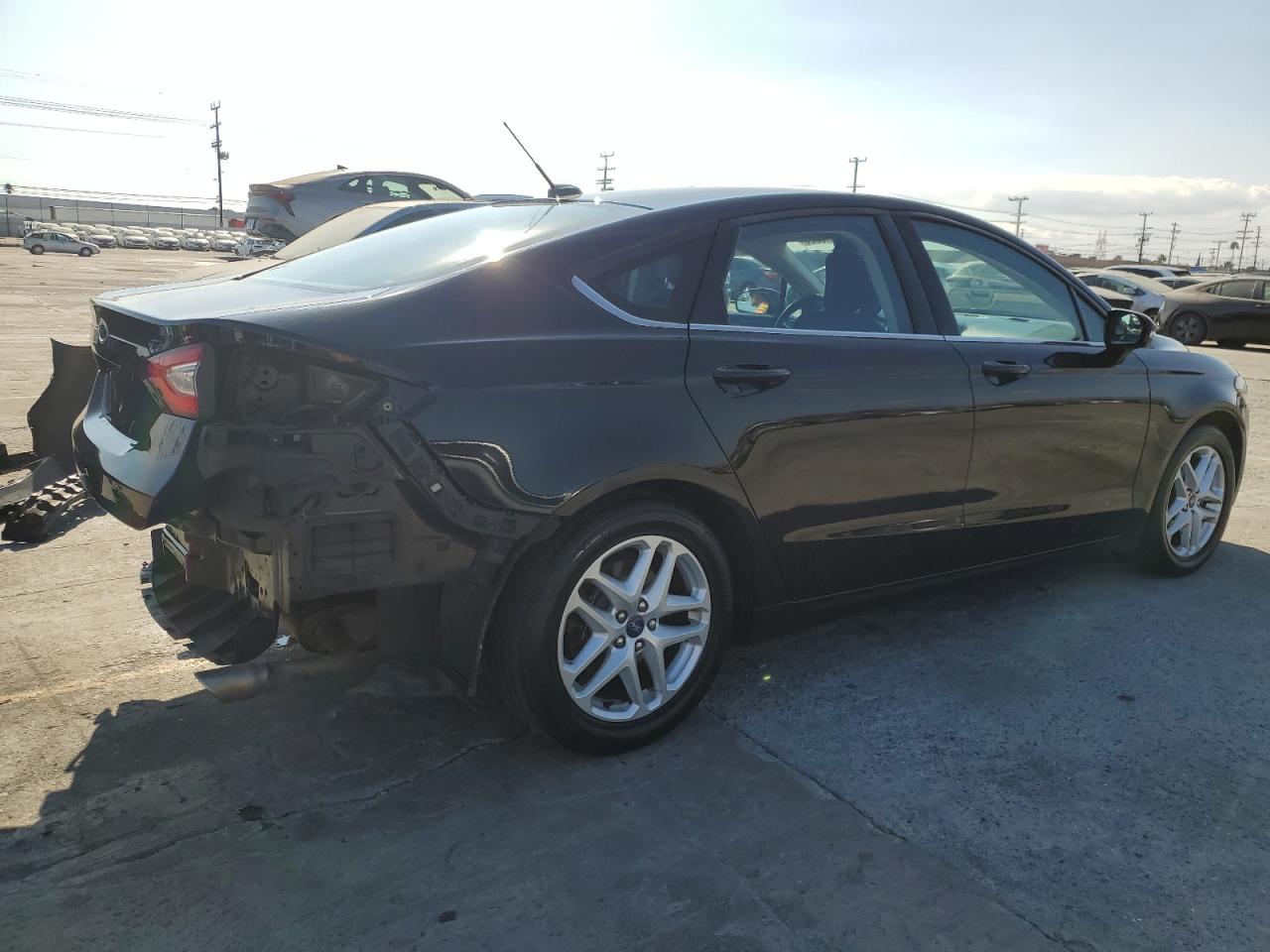 2014 Ford Fusion Se black null gasoline 3FA6P0H74ER114006 photo #4