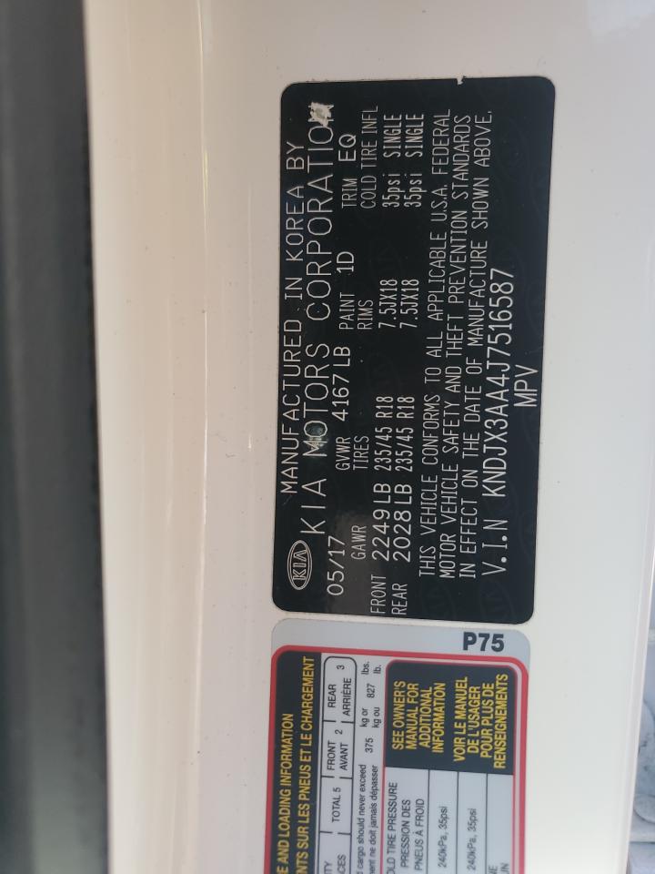 2018 Kia Soul ! VIN: KNDJX3AA4J7516587 Lot: 84282765