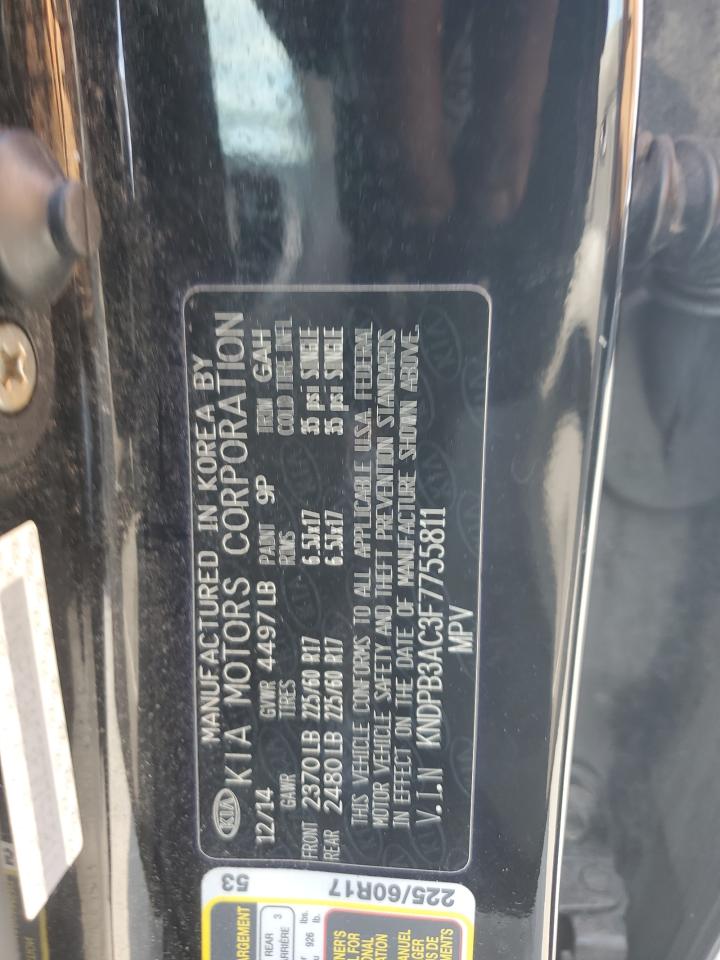 2015 Kia Sportage Lx VIN: KNDPB3AC3F7755811 Lot: 84053185