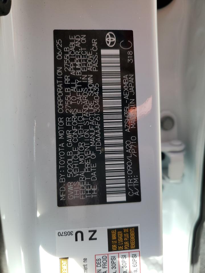 2026 Toyota Crown Xle VIN: JTDAAAAF6T3040435 Lot: 81552555