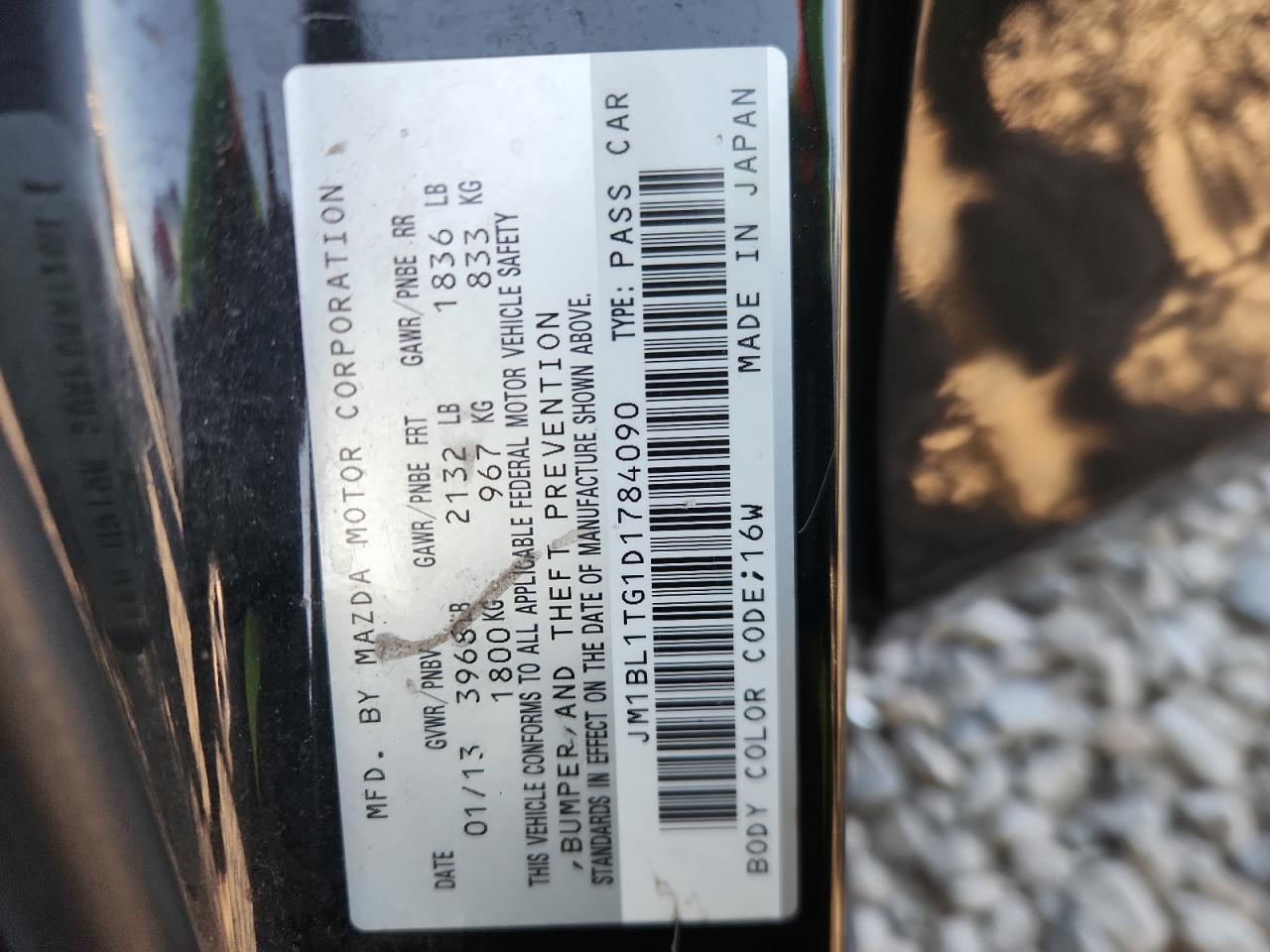 2013 Mazda 3 I VIN: JM1BL1TG1D1784090 Lot: 70722965