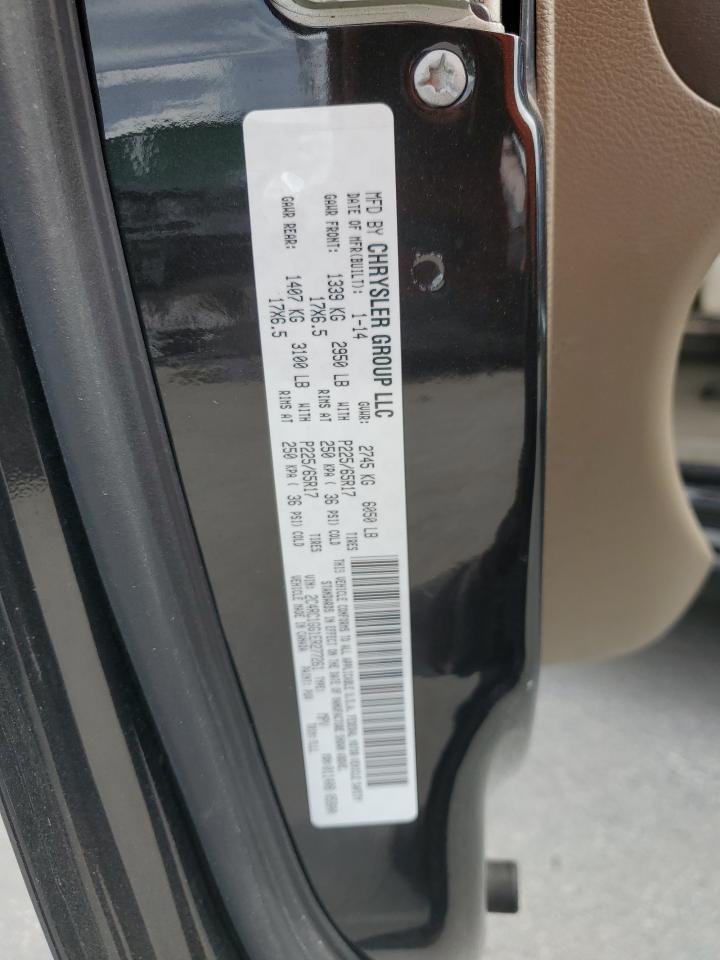 2014 Chrysler Town & Country Limited VIN: 2C4RC1GG1ER277261 Lot: 81034685