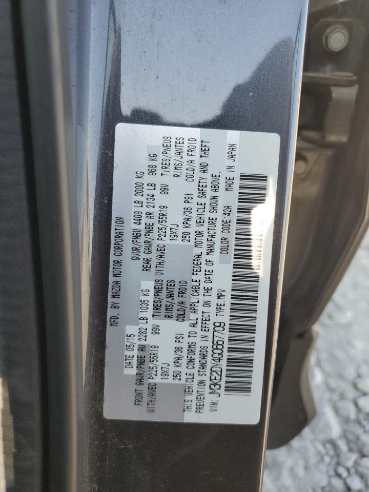 2016 Mazda Cx-5 Gt VIN: JM3KE2DY4G0667709 Lot: 84358995