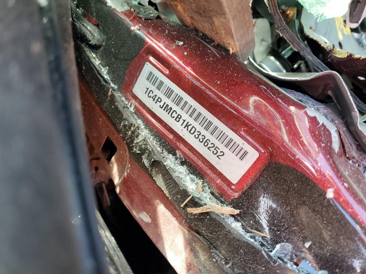 2019 Jeep Cherokee Latitude VIN: 1C4PJMCB1KD336252 Lot: 71648155