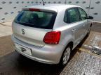 2011 VOLKSWAGEN POLO SE 85 1.4 SE 5DR for sale at Copart WESTBURY