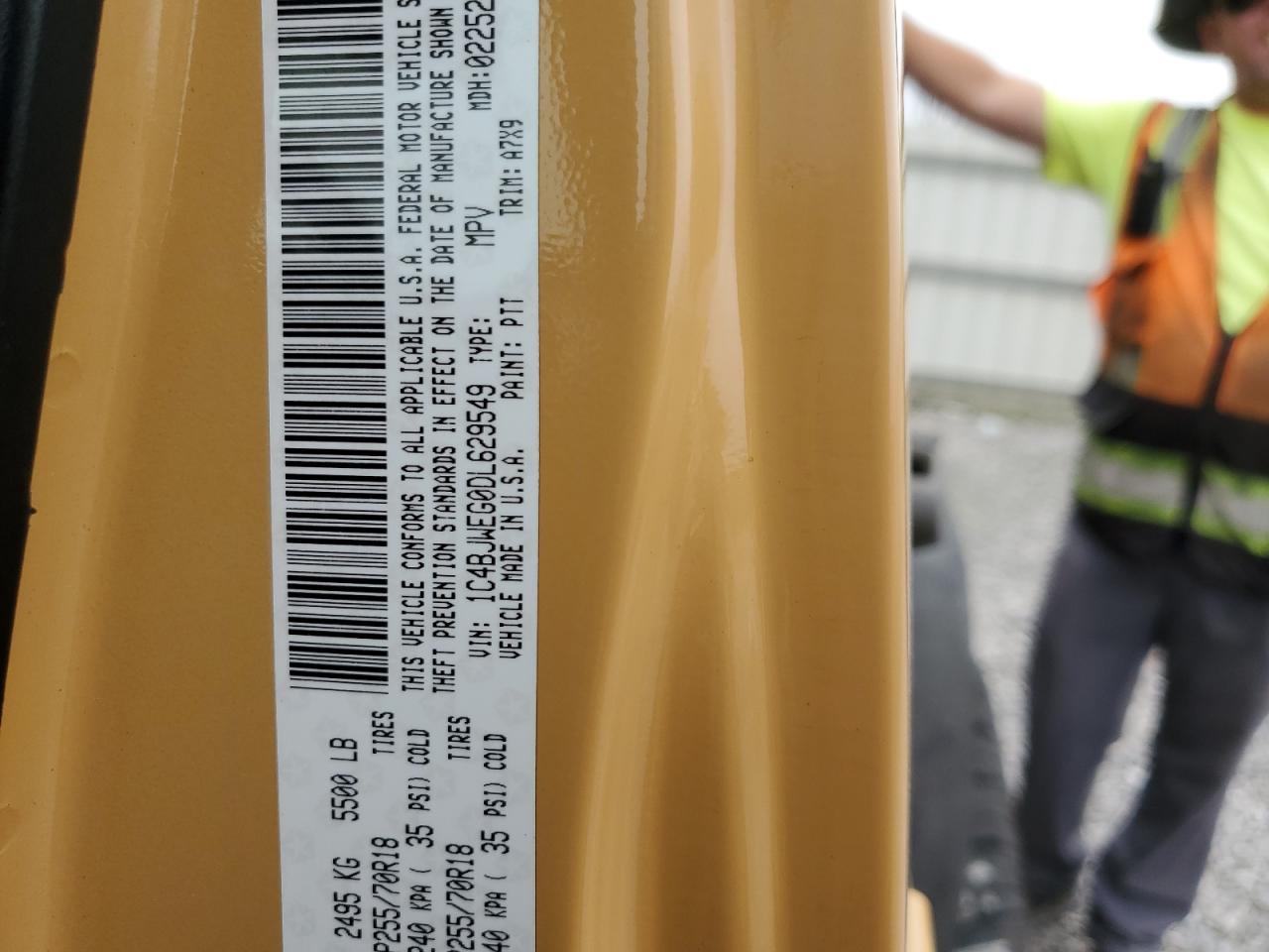 2013 Jeep Wrangler Unlimited Sahara VIN: 1C4BJWEG0DL629549 Lot: 84207255