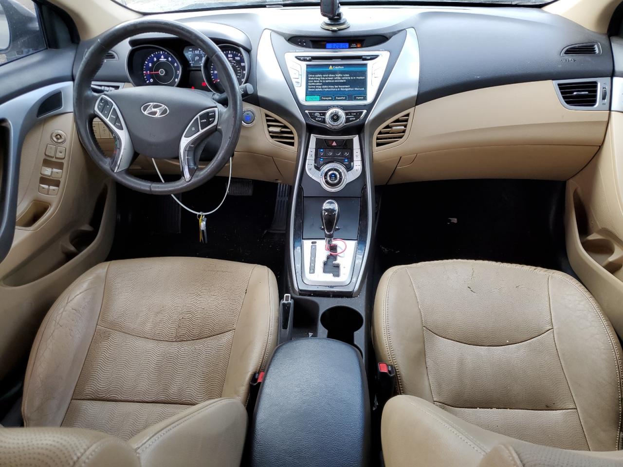 2012 Hyundai Elantra Gls VIN: 5NPDH4AE3CH104310 Lot: 81115285