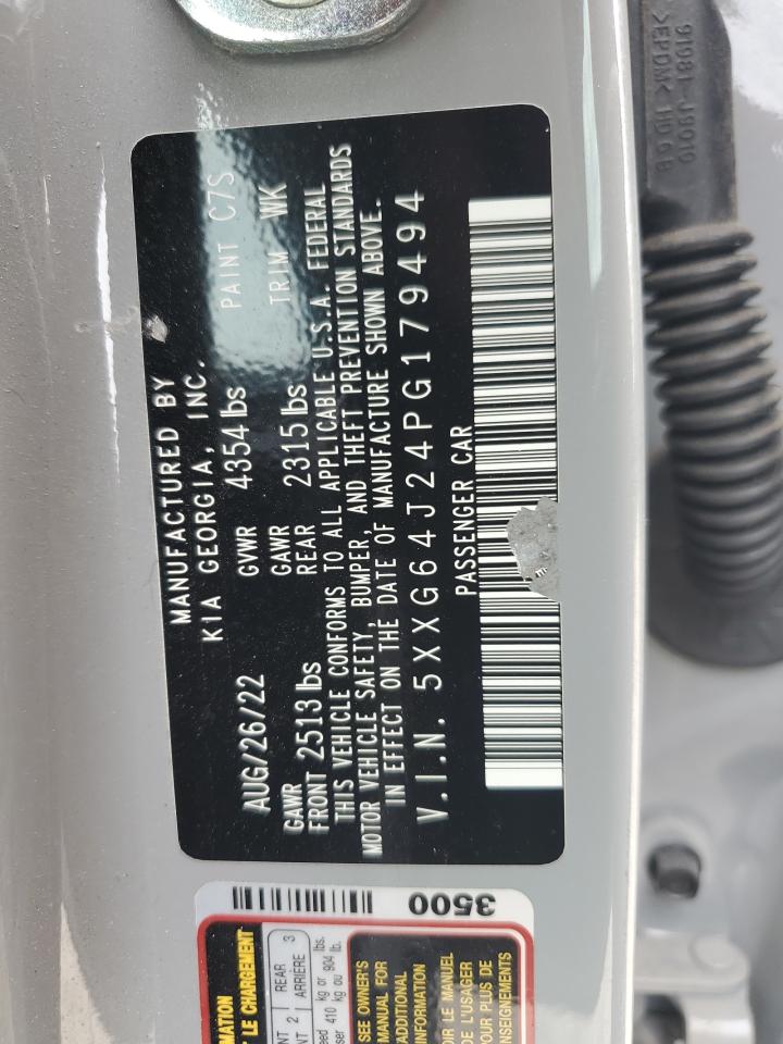 2023 Kia K5 Gt Line VIN: 5XXG64J24PG179494 Lot: 69864585