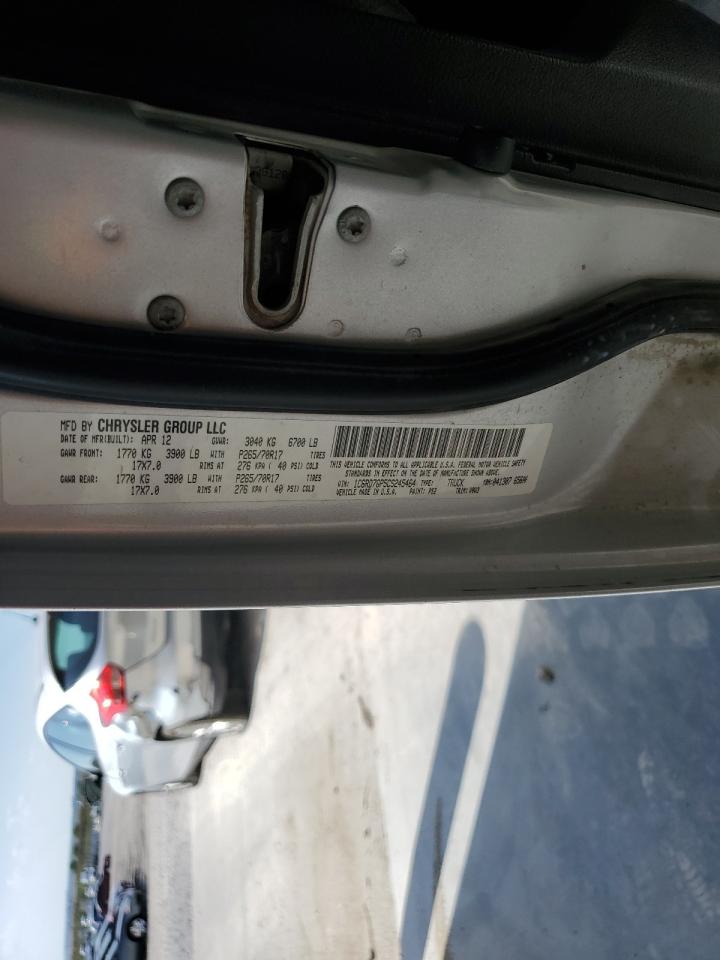 2012 Dodge Ram 1500 Slt VIN: 1C6RD7GP5CS245464 Lot: 81685365