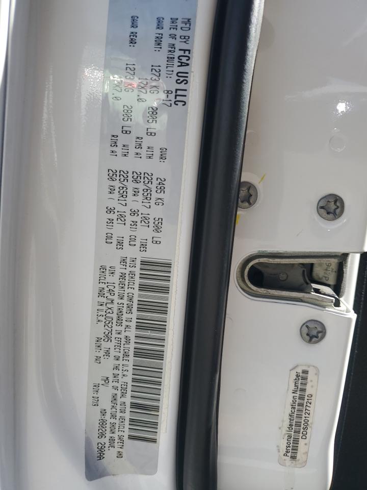 2018 Jeep Cherokee Latitude Plus VIN: 1C4PJMLX3JD527505 Lot: 81620915