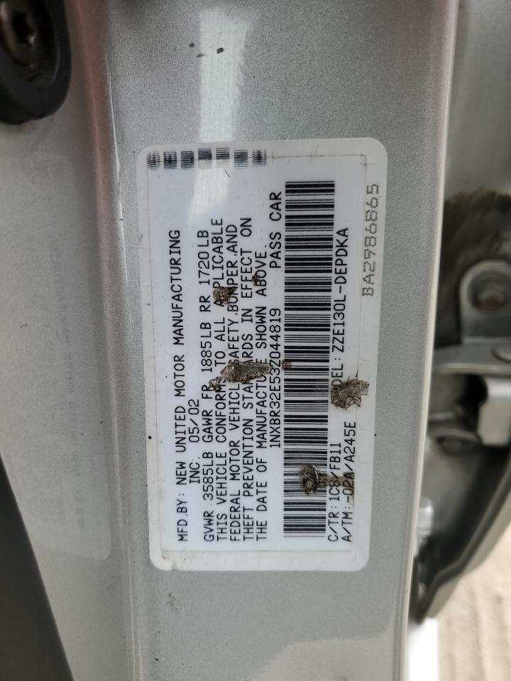 2003 Toyota Corolla Ce VIN: 1NXBR32E53Z044819 Lot: 80497555