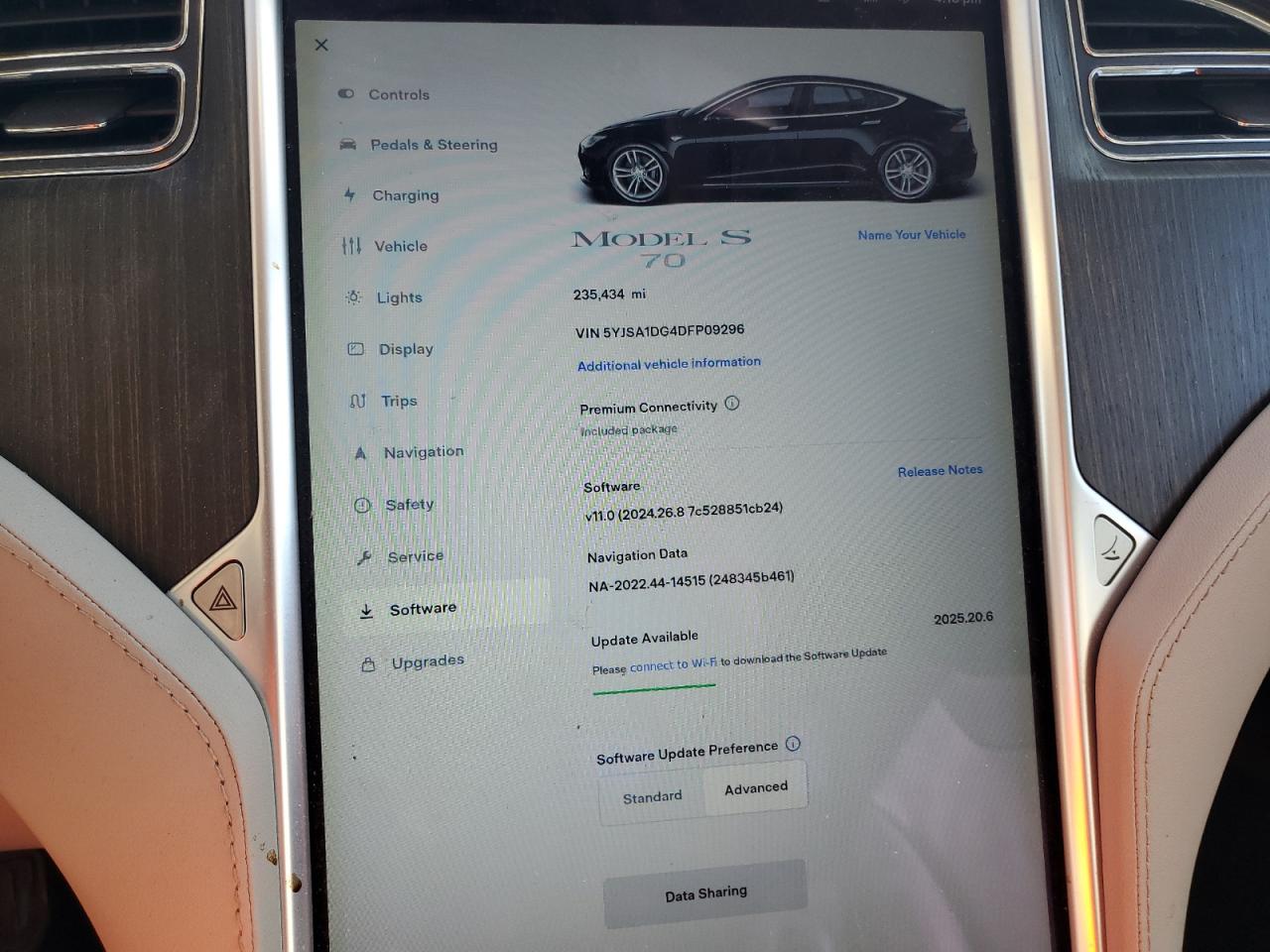 2013 Tesla Model S VIN: 5YJSA1DG4DFP09296 Lot: 70921895